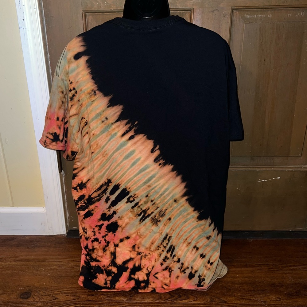 LAST CALL Chevrolet Graphic Black Reverse Dye Short Sleeve Cotton Shirt Size XL - Picture 6 of 10